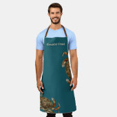 Chagrijnige Chef Echtgenoot Naam Schort (Gedragen)