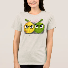 Chagrijnige Citroen Chagrijnige Limoen Tri-Blend Shirt