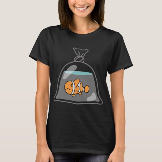 Chagrijnige Clownvis T-shirt (Voorkant)