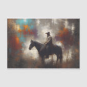 Chagrijnige Cowboy Decoupage Tissuepapier (Voorkant)