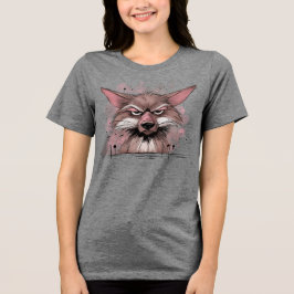 Chagrijnige Coyote Tri-Blend Shirt