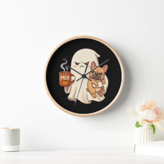 Chagrijnige Geest Franse Bulldog met Koffie Grieze