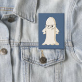 Chagrijnige Geest met Bril Button (Insitu)