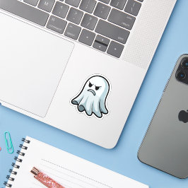 Chagrijnige Geest Sticker – Boze Lieve Boe