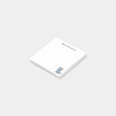Chagrijnige Grijze Lapjeskat Aangepaste Tekst Post-it® Notes (Schuin)