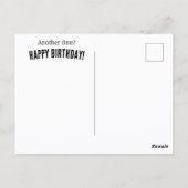 Chagrijnige Grumpy Cat Grappige Verjaardag Briefkaart (Achterkant)