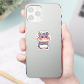 Chagrijnige Hamster Sticker (Telefoon)