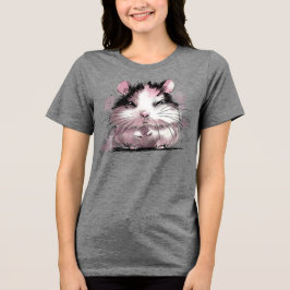 Chagrijnige Hamster Tri-Blend Shirt