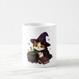 Chagrijnige Heksenkat Halloween Koffiemok