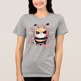 Chagrijnige honingbij Tri-Blend shirt
