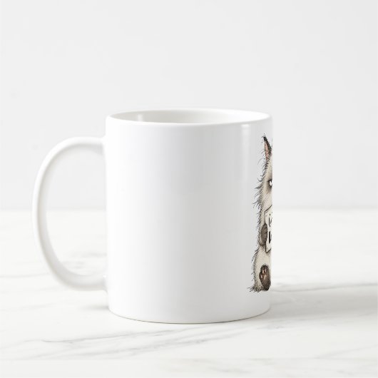 Chagrijnige Kat Koffiemok (Links)