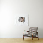 Chagrijnige kat meme voor kattenbezitters en katte wandkleed (In Situ (horizontaal))