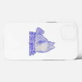 Chagrijnige kat meme voor kattenbezitters en kitte Case-Mate iPhone case (Achterkant (horizontaal))