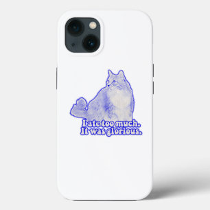 Chagrijnige kat meme voor kattenbezitters en kitte Case-Mate iPhone case