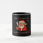 Chagrijnige Kerstman Caffè Stemming Mok (Midden)