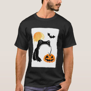 Chagrijnige kikker Japanse kunst Mannen Vrouwen Ki T-shirt
