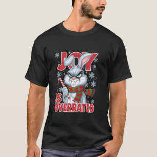 Chagrijnige Konijn KERSTBlij IS OVERBODIGE Kerst H T-shirt