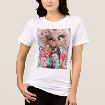 Chagrijnige Koningin Roze Punk