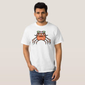 Chagrijnige Krab Funny T-Shirt (Voorkant volledig)
