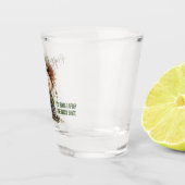 Chagrijnige Leprechaun Shotglas Shot Glas (Rechts)