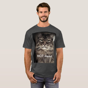 Chagrijnige NIET Miauw Herenmode - T-Shirt