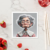 chagrijnige oude dame servet (Insitu)