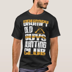 chagrijnige oude jongens jacht club houding gesche t-shirt