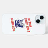 Chagrijnige ouwe kerel Case-Mate iPhone case (Achterkant (horizontaal))