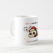 Chagrijnige Pandakerstbeker Koffiemok (Voorkant links)