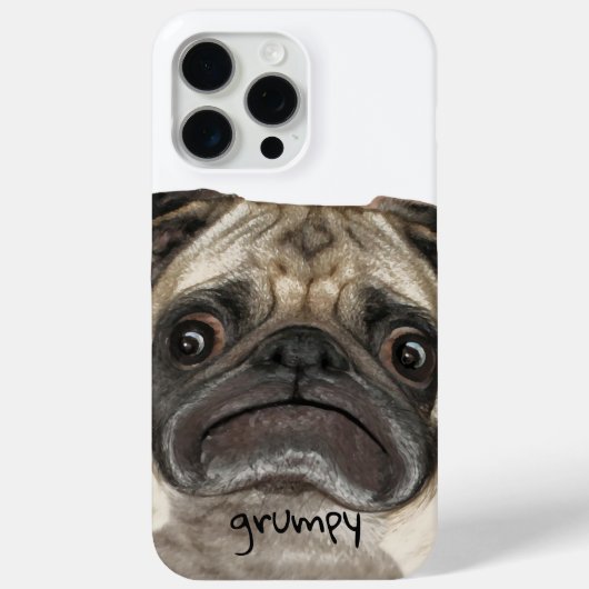 Chagrijnige Puggie Cadeaus Case-Mate iPhone Case (Achterkant)