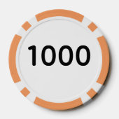 Chagrijnige Pugs Cartoon Poker Chips (Achterkant)