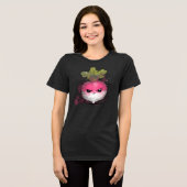 Chagrijnige Radijs Tri-Blend Shirt (Voorkant volledig)