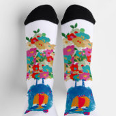 Chagrijnige reus op pastelbloesems sokken (Top)