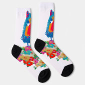 Chagrijnige reus op pastelbloesems sokken (Rechts)