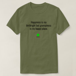 Chagrijnige vent Geboren-recht T-shirt