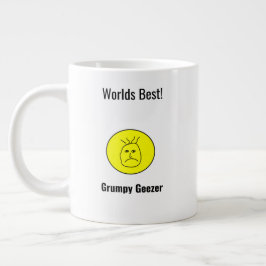 Chagrijnige vent Vaderdag Grote Koffiekop