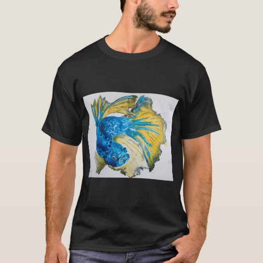 Chagrijnige Vis T-shirt (Voorkant)
