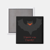 Chagrijnige Vleermuis Halloween Magneet (Voorkant / Achterkant)