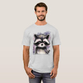 Chagrijnige wasbeer t-shirt (Voorkant volledig)