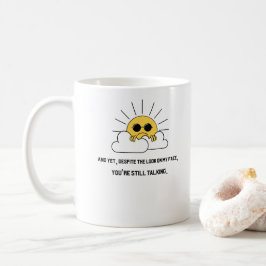 Chagrijnige zon koffiemok