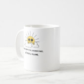 Chagrijnige zon koffiemok (Voorkant links)