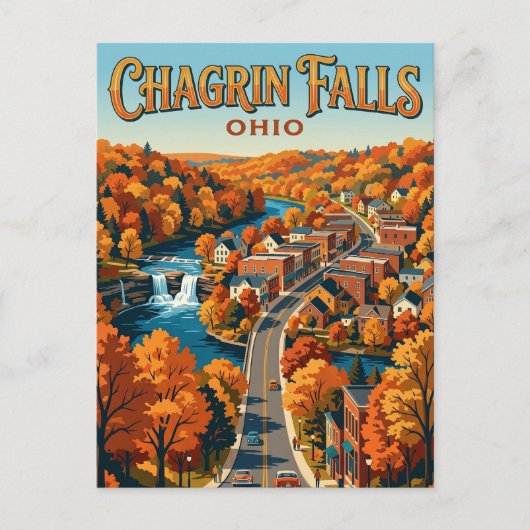 Chagrin Falls VS Briefkaart (Voorkant)