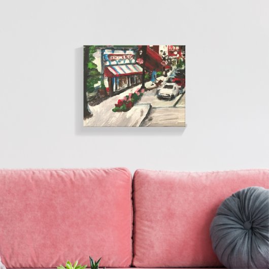 "Chagrin Herfsten" Ohio Schilting door Willowcatde Canvas Afdruk (Insitu (Woonkamer))