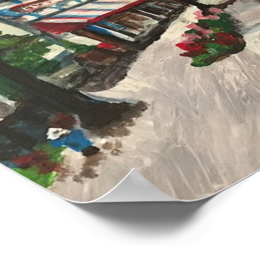 "Chagrin Herfsten" Ohio Schilting door Willowcatde Poster (Hoek)