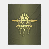 Chahta (Choctaw) 2o Fleece Deken (Voorkant)