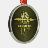 Chahta (Choctaw) 2o Metalen Ornament (Rechts)