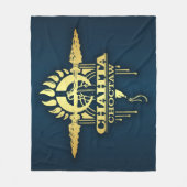 Chahta (Choctaw) Fleece Deken (Voorkant)