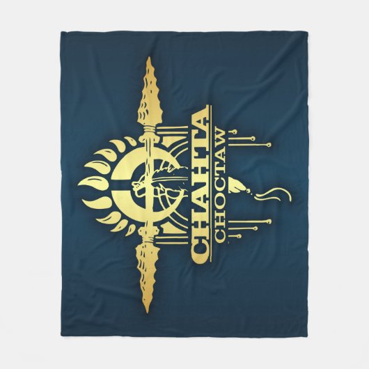 Chahta (Choctaw) Fleece Deken (Voorkant)