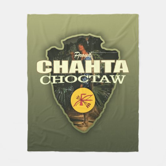 Chahta (pijlpunt) fleece deken (Voorkant)