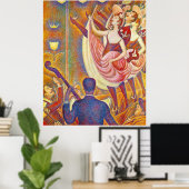 Chahut, door Georges-Pierre Seurat Poster (Thuiskantoor)
